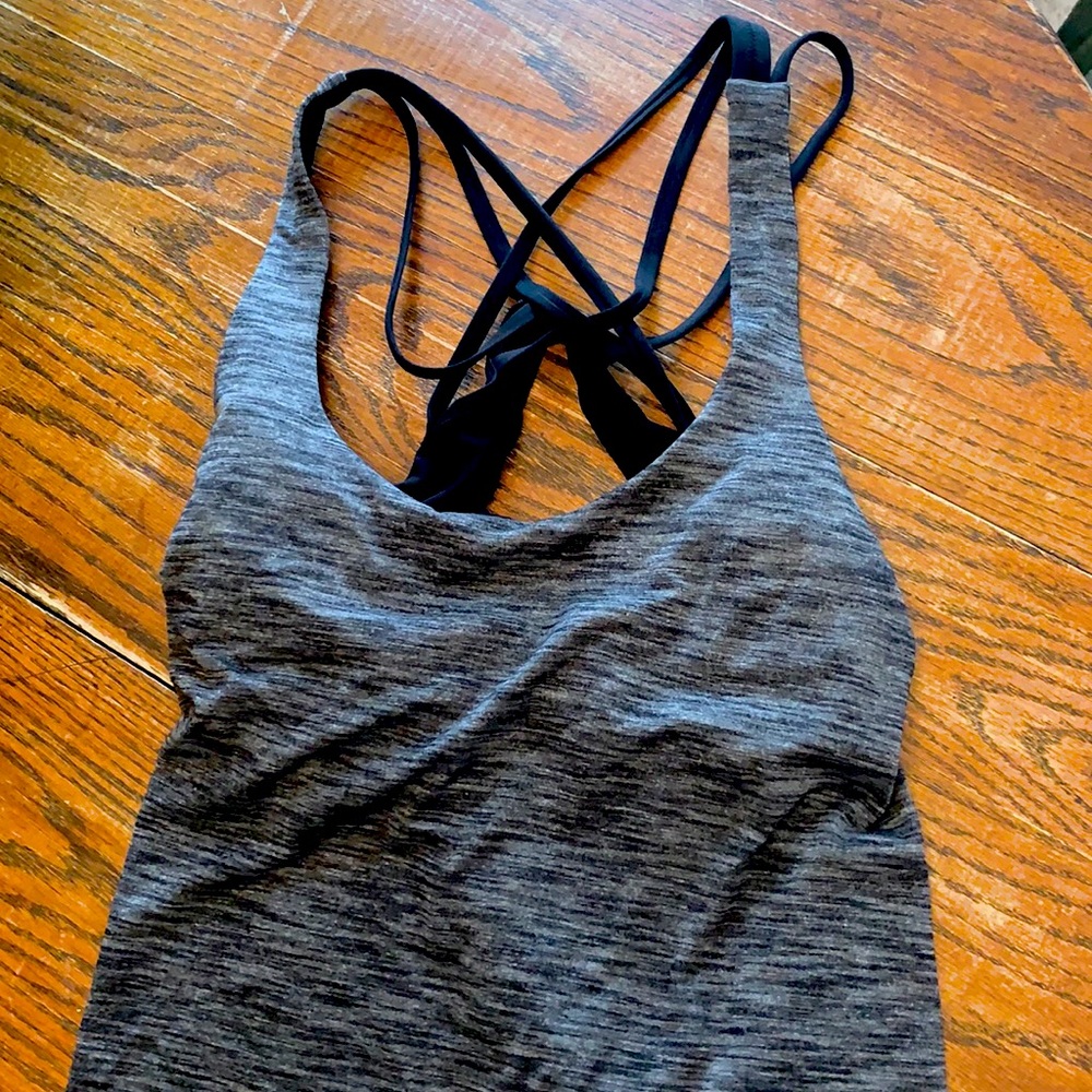 Lululemon crisscross built in bra tank